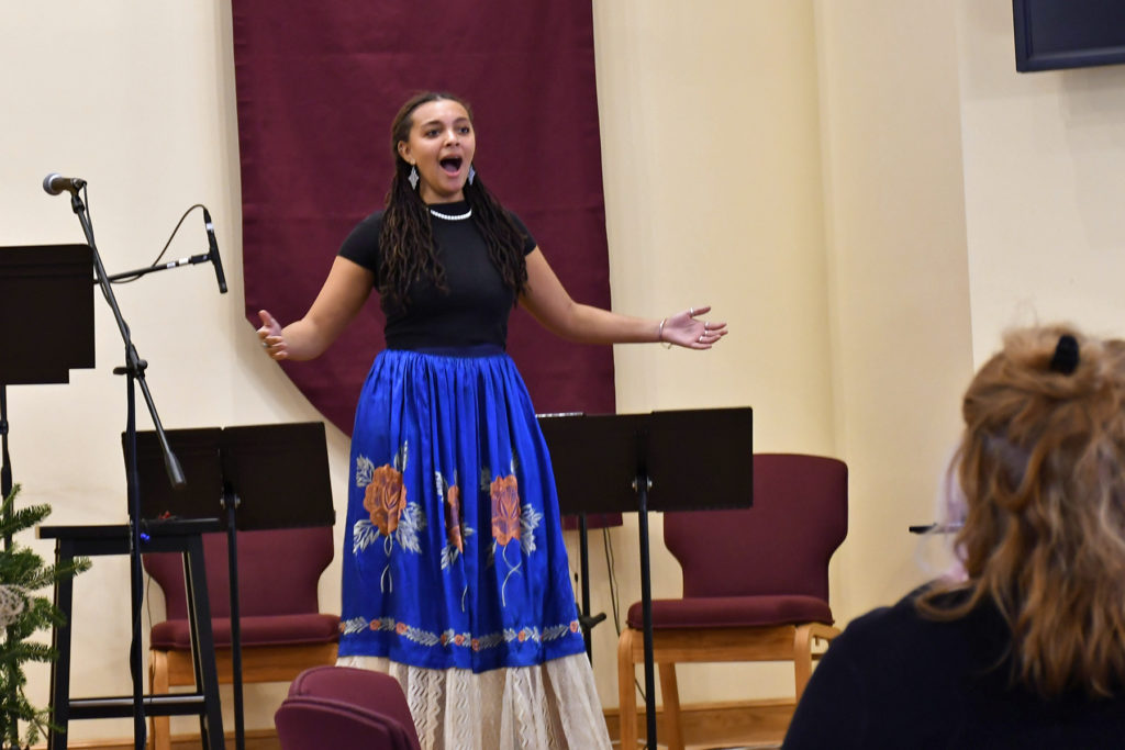 Ella Vaughn, soprano, winner of the 2022 Nancy F. Walker Scholarship Competition in High School Vocal division.