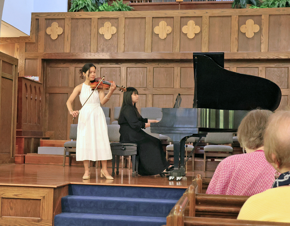 KayCee Galano, violin and Ming-Li Liu, piano