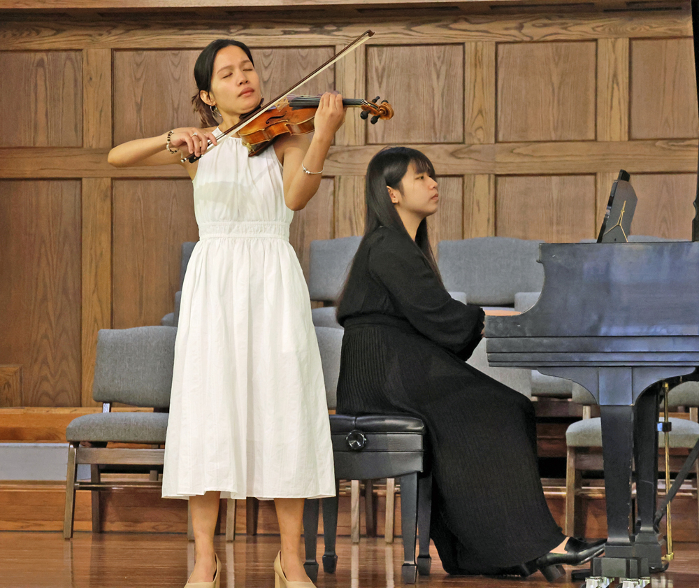 KayCee Galano, violin and Ming-Li Liu, piano