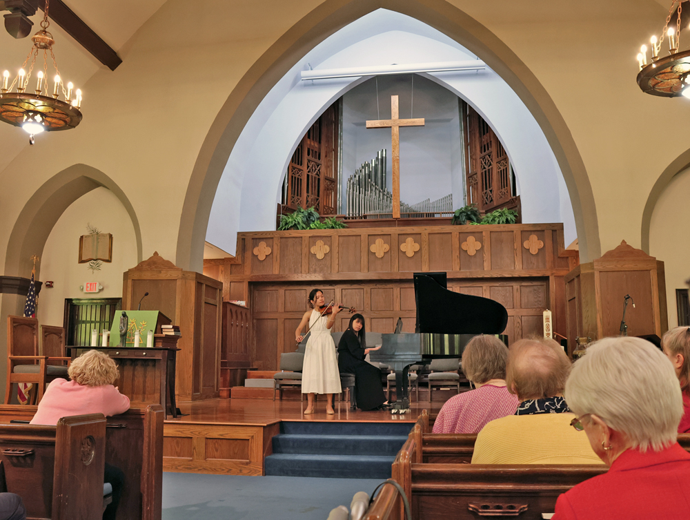 KayCee Galano, violin and Ming-Li Liu, piano