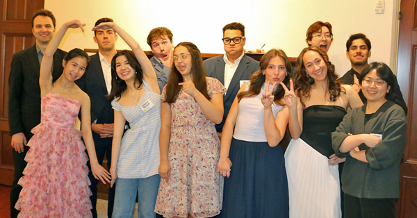 Scholarship Winners-silly pose