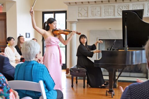 Erica Nam, violin, and Ming-Li Liu, piano