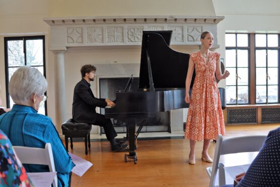 Natalie Corrigan, mezzo-soprano, and Joe Stevens, piano