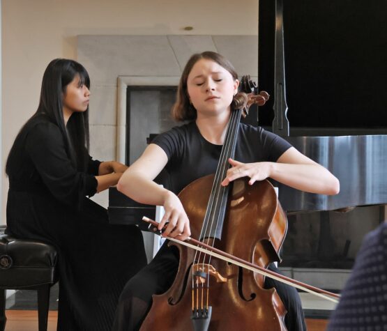 Abigail Leidy, cello, and Ming-Li Liu, piano