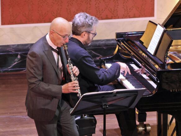 Richie Hawley, clarinet, and Conor Hanick, piano