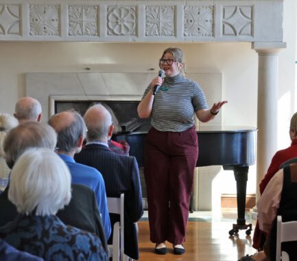 Sarah Evans, Arts Education Manager of Greenacres Foundation
