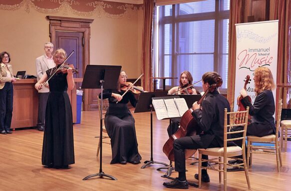 Students from Immanuel School of Music performed at the reception {{brizy_dc_image_alt imageSrc=