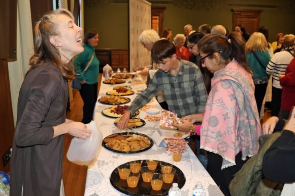 Reception after the recital