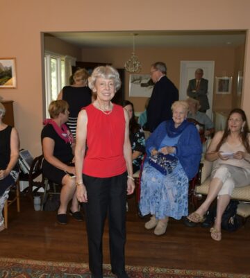 Judy Martin at a Members Meeting on 9-11-19.