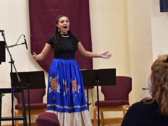 Ella Vaughn, soprano, winner of the 2022 Nancy F. Walker Scholarship Competition in High School Vocal division.