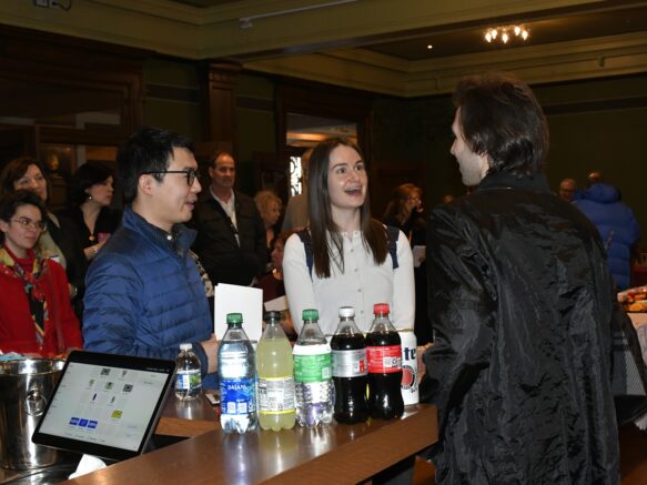 Kantorow talking with some fans