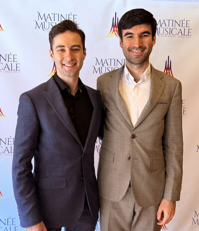 Ziggy and Miles at reception