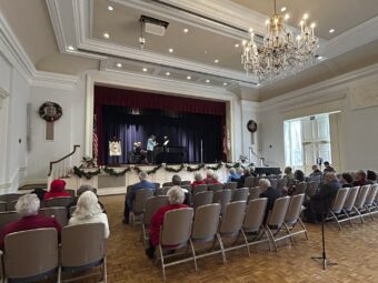 Gayna Bassin & Janelle Gelfand performed at the December 9, 2024 Matinée Musicale Members Program