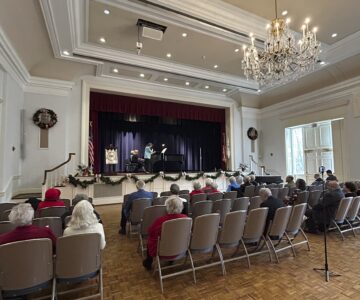 Gayna Bassin & Janelle Gelfand performed at the December 9, 2024 Matinée Musicale Members Program