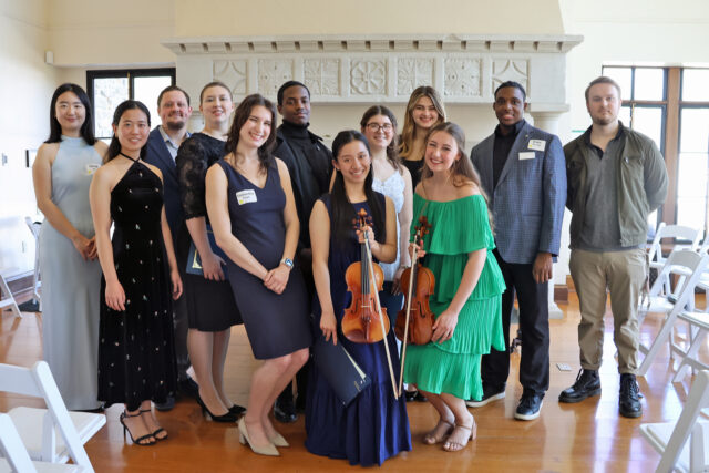 Last week, we gathered for our annual Greenacres Luncheon to celebrate the accomplishments of this year's Nancy F. Walker Memorial Scholarship winners! We enjoyed an inspiring musical program from these talented young musicians! 🎵

#MMC #scholarshipwinner #musicscholarship #cincyarts #youngartist