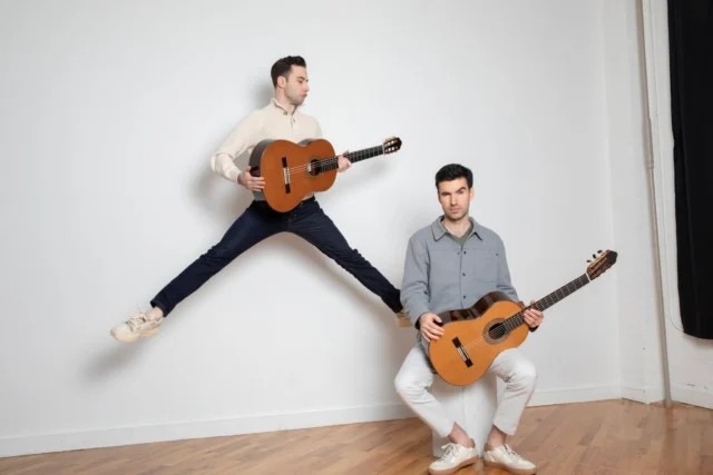 🎸Two Brothers. Two Guitars. One Sound. 🎸

Renowned for their "perfect unanimity" and intuitive musical bond, guitarists Ziggy and Miles create an electrifying and deeply connected concert experience.
 
The Australian brothers began playing guitar together as young children, quickly transforming a shared hobby into a remarkable career. The first guitar duo accepted into Juilliard’s prestigious Artist Diploma Program, they have performed at venues including Carnegie Hall and the Kennedy Center and have earned more than 50 awards.

Don’t miss this dynamic duo on Sunday, March 29!

🎟️ Link to tickets in our bio!