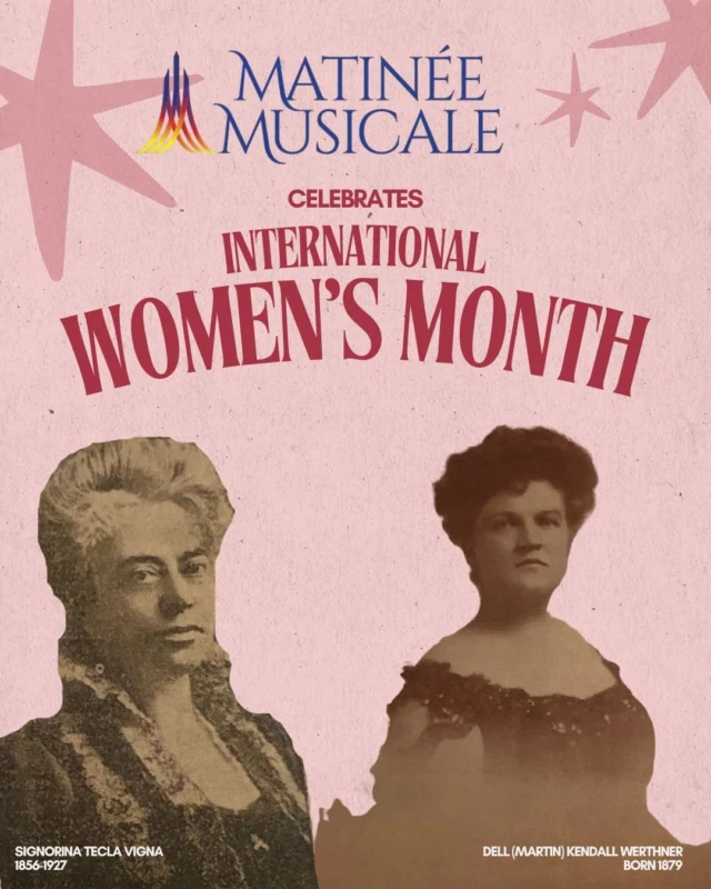As Women's History Month comes to a close, we wanted to share a bit of our organization's history. These women continue to inspire the work that we do at Matinee Musicale Cincinnati!

#WomensHistory #WomensHistoryMonth #MMC #CincyArts