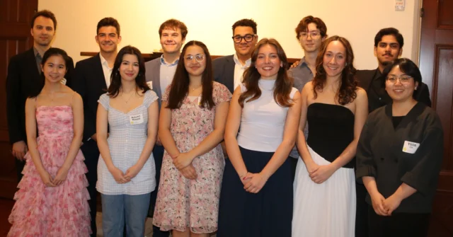 Last week, Matinee Musicale Cincinnati members and subscribers gathered for our annual Greenacres Luncheon to celebrate this year's Nancy F. Walker Scholarship winners. The students performed an inspiring musical program and received their official awards before enjoying a well-deserved lunch with the members of our community. Bravo to these talented musicians! 👏

And who doesn't love a silly group photo?! 😋