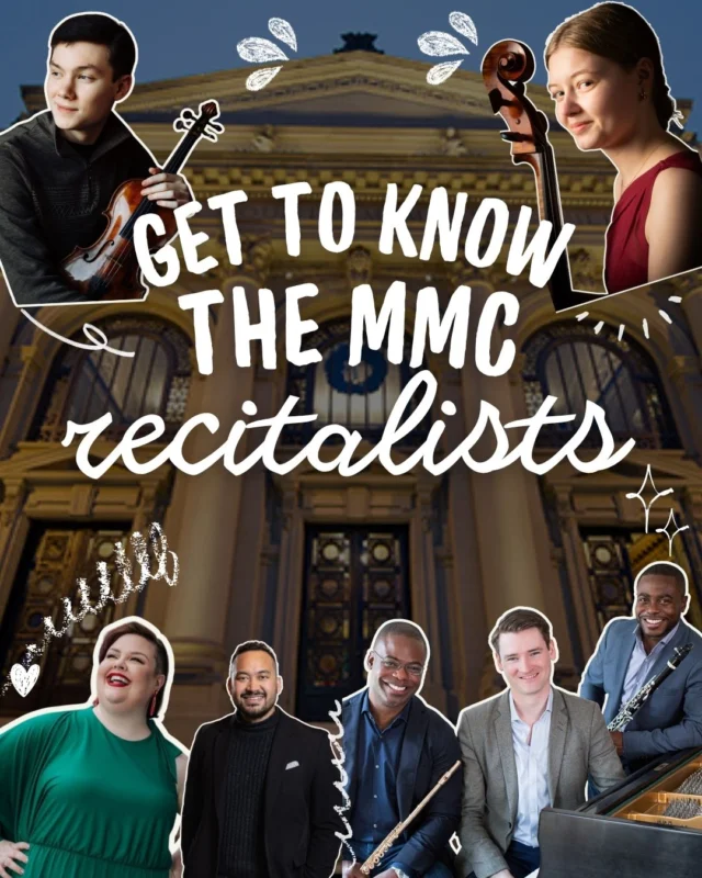Don’t miss the chance to see each of these incredible artists during Matinee Musicale Cincinnati’s 2026-27 recital series! More info available at matineemusicale.com (link in bio).